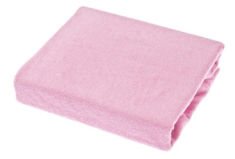 PRZEŚCIERADŁO NIEPRZEMAKALNE FROTTE RÓŻOWY 120x60 PRZEŚCIERADŁO NIEPRZEMAKALNE FROTTE RÓŻOWY 120x60