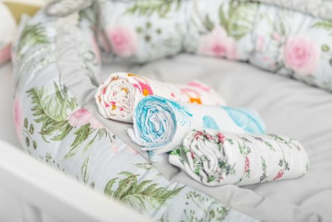 PIELUCHA MUŚLINOWA LAS BIAŁY 70 X 80 PIELUCHA MUŚLINOWA LAS BIAŁY 70 X 80