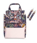TORBA MAMA BOHO BRUDNY RÓŻ