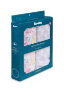 PIELUCHA BAMBUSOWA 2-pak KWIATY+JEŻE 120X120 PIELUCHA BAMBUSOWA 2-pak KWIATY+JEŻE 120X120