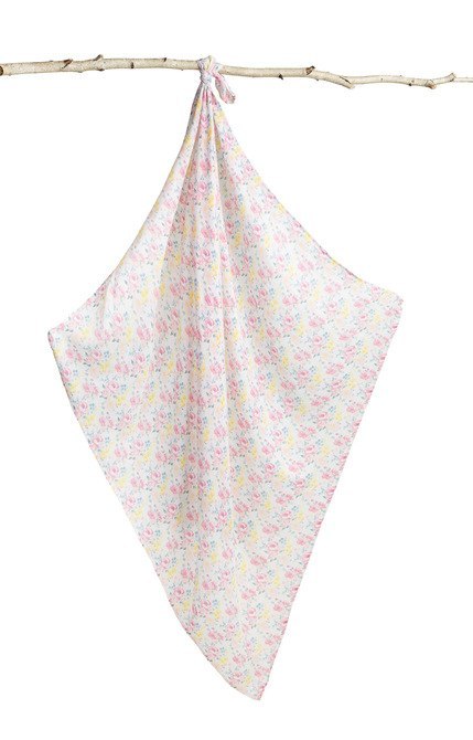 PIELUCHA BAMBUSOWA 2-pak KWIATY+JEŻE 120X120 PIELUCHA BAMBUSOWA 2-pak KWIATY+JEŻE 120X120