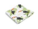 PIELUCHA MUŚLINOWA TUKANY 70 X 80 PIELUCHA MUŚLINOWA TUKANY 70 X 80