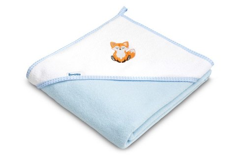 OKRYCIE KĄPIELOWE FROTTE 100X100 LISEK NIEBIESKI OKRYCIE KĄPIELOWE FROTTE 100X100 LISEK NIEBIESKI