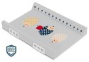 PRZEWIJAK USZTYWNIANY SAFETY SYSTEM 70 CM - JEŻYKI SZARY PRZEWIJAK USZTYWNIANY SAFETY SYSTEM 70 CM - JEŻYKI SZARY