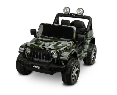 TERENOWY POJAZD NA AKUMULATOR JEEP RUBICON CAMO TERENOWY POJAZD NA AKUMULATOR JEEP RUBICON CAMO