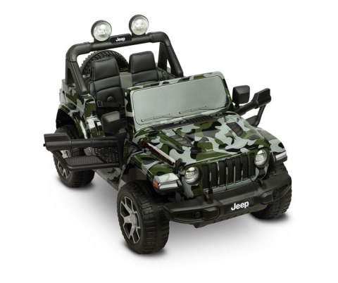 TERENOWY POJAZD NA AKUMULATOR JEEP RUBICON CAMO TERENOWY POJAZD NA AKUMULATOR JEEP RUBICON CAMO