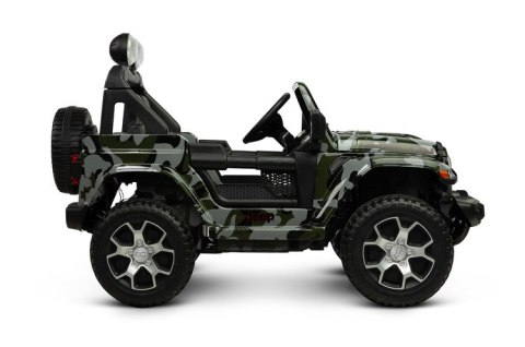 TERENOWY POJAZD NA AKUMULATOR JEEP RUBICON CAMO TERENOWY POJAZD NA AKUMULATOR JEEP RUBICON CAMO