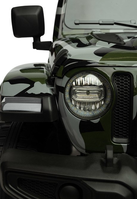 TERENOWY POJAZD NA AKUMULATOR JEEP RUBICON CAMO TERENOWY POJAZD NA AKUMULATOR JEEP RUBICON CAMO