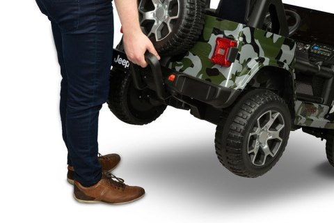 TERENOWY POJAZD NA AKUMULATOR JEEP RUBICON CAMO TERENOWY POJAZD NA AKUMULATOR JEEP RUBICON CAMO