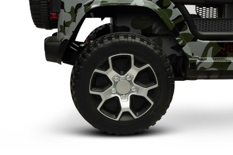TERENOWY POJAZD NA AKUMULATOR JEEP RUBICON CAMO TERENOWY POJAZD NA AKUMULATOR JEEP RUBICON CAMO