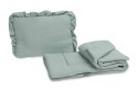 KOMPLET DO WÓZKA MUŚLINOWY - KHAKI KOMPLET DO WÓZKA MUŚLINOWY - KHAKI