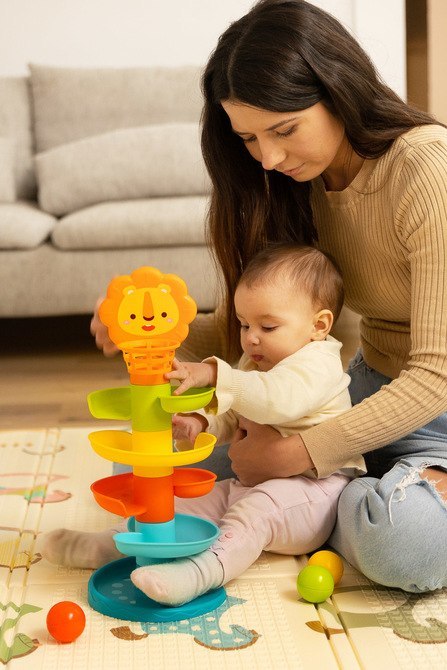 ZABAWKA EDUKACYJNA - KOSZYKÓWKA Z LWEM ZABAWKA EDUKACYJNA - KOSZYKÓWKA Z LWEM