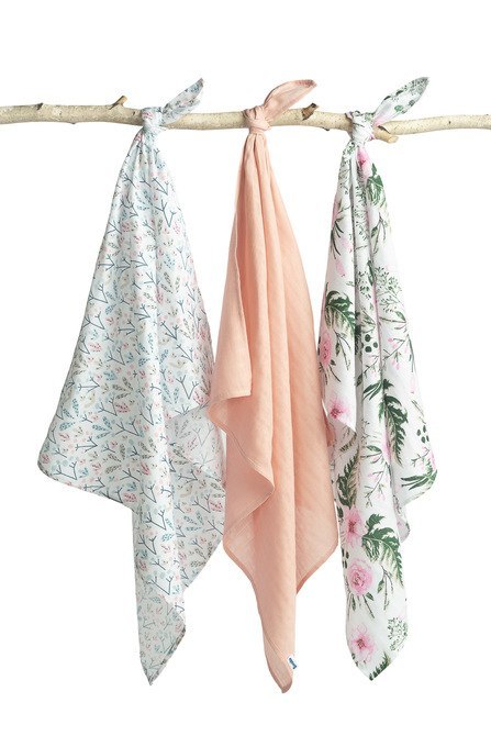PIELUCHA MUŚLINOWA RÓŻOWA (Opak - 3 szt) PIELUCHA MUŚLINOWA RÓŻOWA (Opak - 3 szt)