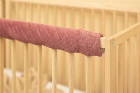 OCHRANIACZ NA GÓRNĄ KRAWĘDŹ ŁÓŻECZKA - VELVET BRUDNY RÓŻ OCHRANIACZ NA GÓRNĄ KRAWĘDŹ ŁÓŻECZKA - VELVET BRUDNY RÓŻ