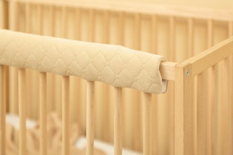OCHRANIACZ NA GÓRNĄ KRAWĘDŹ ŁÓŻECZKA - VELVET PIASKOWY OCHRANIACZ NA GÓRNĄ KRAWĘDŹ ŁÓŻECZKA - VELVET PIASKOWY