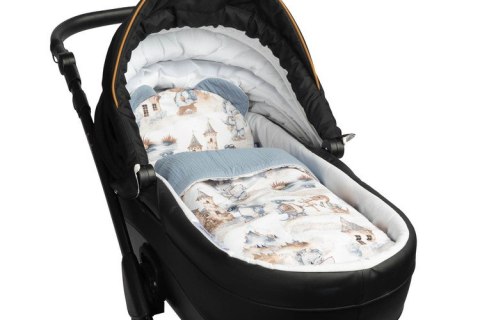 KOMPLET MUŚLINOWY DO WÓZKA - SMOKI JEANS KOMPLET MUŚLINOWY DO WÓZKA - SMOKI JEANS
