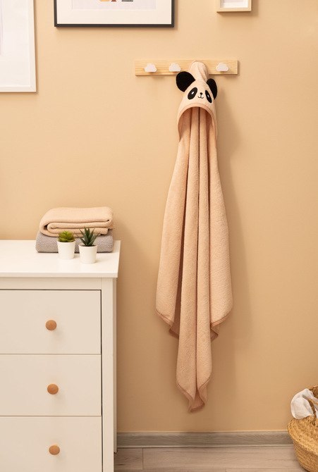 OKRYCIE KĄPIELOWE PANDA 90X90 BEŻOWY OKRYCIE KĄPIELOWE PANDA 90X90 BEŻOWY