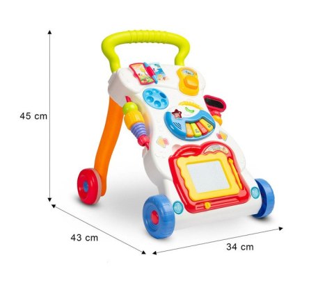 ZABAWKA EDUKACYJNA - PCHACZ MUZYCZNY RAINBOW ZABAWKA EDUKACYJNA - PCHACZ MUZYCZNY RAINBOW