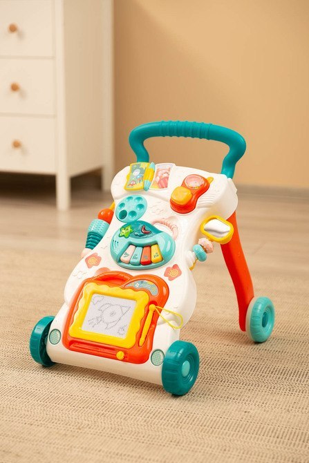 ZABAWKA EDUKACYJNA - PCHACZ MUZYCZNY TURQUOISE ZABAWKA EDUKACYJNA - PCHACZ MUZYCZNY TURQUOISE