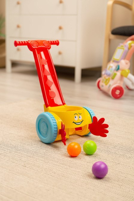 ZABAWKA EDUKACYJNA - PCHACZ ZBIERACZ KULEK ZABAWKA EDUKACYJNA - PCHACZ ZBIERACZ KULEK