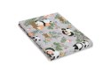 OTULACZ MUŚLINOWY PANDA I LIS 120X120 CM OTULACZ MUŚLINOWY PANDA I LIS 120X120 CM