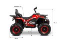 POJAZD AKUMULATOROWY QUAD GIGANT GREEN