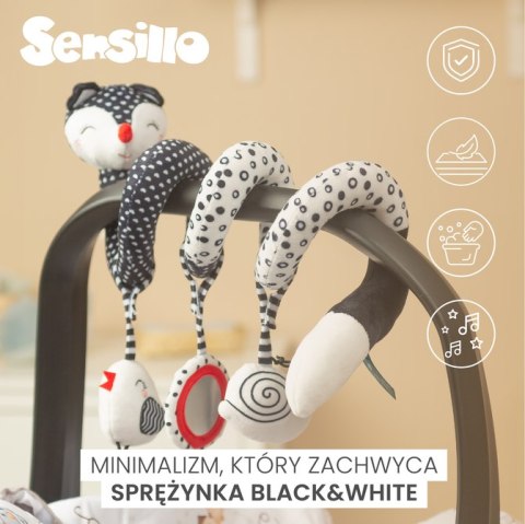BLACK&WHITE SPRĘŻYNKA EDUKACYJNA LISEK BLACK&WHITE SPRĘŻYNKA EDUKACYJNA LISEK