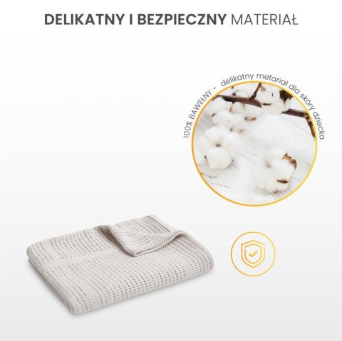 KOC AŻUROWY MOLI BEŻ KAWA KOC AŻUROWY MOLI BEŻ KAWA