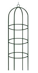 Pergola metalowa kolumna ciemnozielona 190 cm