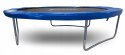 Trampolina z siatką i drabinką HENZEN 244 cm niebieska FT 8