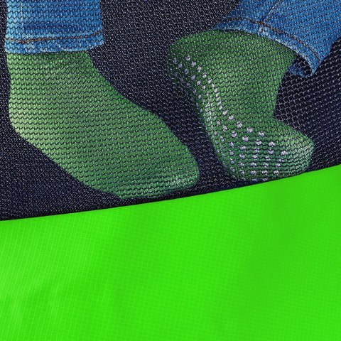 Trampolina z siatką SAUT 140 cm zielona Trampolina z siatką SAUT 140 cm zielona