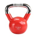KTC10 RED UCHWYT CHROM RADEŁKOWANY KETTLEBELL ŻELIWNY HMS KTC10 RED UCHWYT CHROM RADEŁKOWANY KETTLEBELL ŻELIWNY HMS
