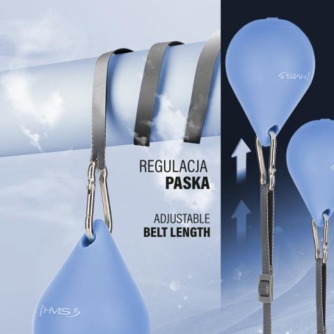 HHM15 HULA HOP BLUE Z MAGNESEM I OBCIĄŻNIKIEM + LICZNIK HMS HHM15 HULA HOP BLUE Z MAGNESEM I OBCIĄŻNIKIEM + LICZNIK HMS