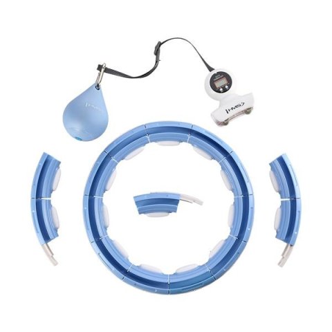 HHM15 HULA HOP BLUE Z MAGNESEM I OBCIĄŻNIKIEM + LICZNIK HMS HHM15 HULA HOP BLUE Z MAGNESEM I OBCIĄŻNIKIEM + LICZNIK HMS