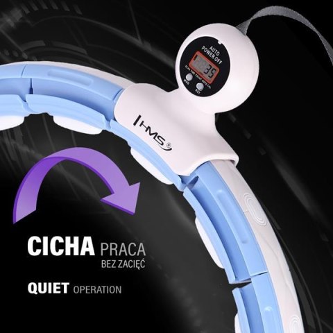 HHM15 HULA HOP BLUE Z MAGNESEM I OBCIĄŻNIKIEM + LICZNIK HMS HHM15 HULA HOP BLUE Z MAGNESEM I OBCIĄŻNIKIEM + LICZNIK HMS