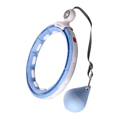 HHM15 HULA HOP BLUE Z MAGNESEM I OBCIĄŻNIKIEM + LICZNIK HMS HHM15 HULA HOP BLUE Z MAGNESEM I OBCIĄŻNIKIEM + LICZNIK HMS