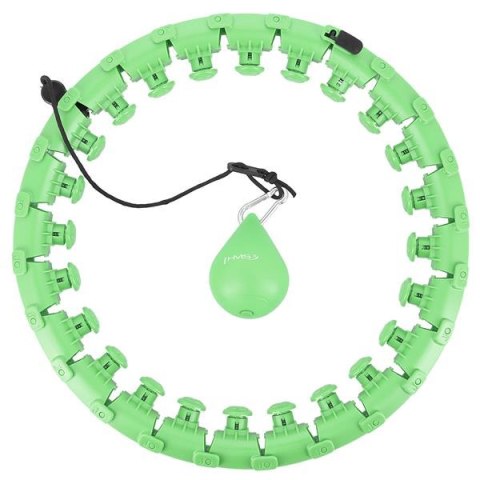 HHW01 HULA HOP GREEN Z WYPUSTKAMI I OBCIĄŻNIKIEM HMS HHW01 HULA HOP GREEN Z WYPUSTKAMI I OBCIĄŻNIKIEM HMS