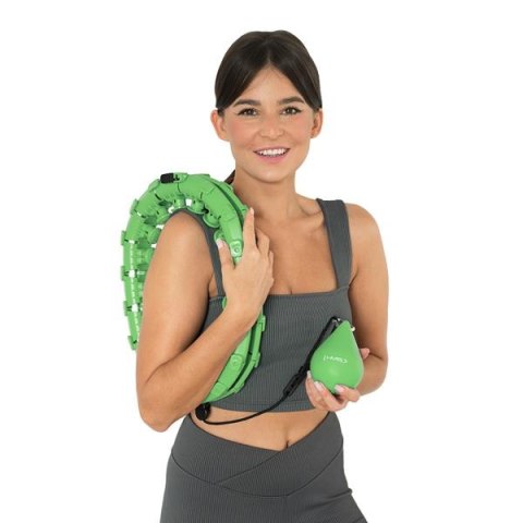 HHW01 HULA HOP GREEN Z WYPUSTKAMI I OBCIĄŻNIKIEM HMS HHW01 HULA HOP GREEN Z WYPUSTKAMI I OBCIĄŻNIKIEM HMS