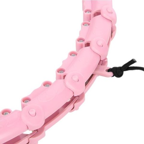HHW02 HULA HOP LIGHT PINK Z WYPUSTKAMI I OBCIĄŻNIKIEM HMS HHW02 HULA HOP LIGHT PINK Z WYPUSTKAMI I OBCIĄŻNIKIEM HMS