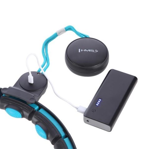HHM17 HULA HOP BLACK/TURQUOISE Z MAGNESAMI I OBCIĄŻNIKIEM + LICZNIK HMS HHM17 HULA HOP BLACK/TURQUOISE Z MAGNESAMI I OBCIĄŻNIKIEM + LICZNIK HMS
