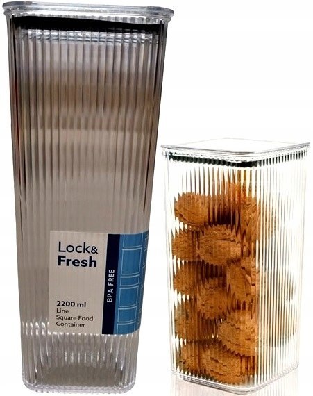 Pojemnik spożywczy kwadrat LINE 1750 ml Pojemnik spożywczy kwadrat LINE 1750 ml