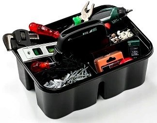 Organizer 3 częściowy z uchwytem 257x355x198 CZARNY Organizer 3 częściowy z uchwytem 257x355x198 CZARNY