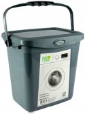 Pojemnik na proszek z pokrywką 7 l SZARY 235X260X185 MM Pojemnik na proszek z pokrywką 7 l SZARY 235X260X185 MM