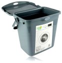 Pojemnik na proszek z pokrywką 7 l SZARY 235X260X185 MM Pojemnik na proszek z pokrywką 7 l SZARY 235X260X185 MM
