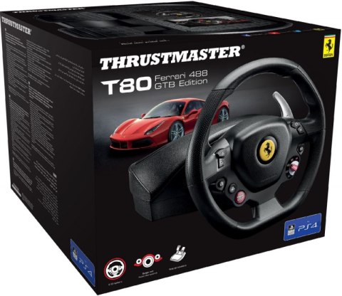 Thrustmaster Kierownica T80 Ferrari 488 GTB Edition (4160672) Thrustmaster Kierownica T80 Ferrari 488 GTB Edition (4160672)