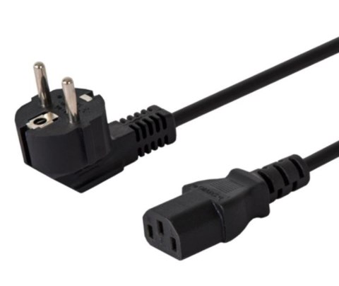 Kabel zasilający SAVIO Wtyczka typ C/F (Schuko) 3m. CL-146 Kabel zasilający SAVIO Wtyczka typ C/F (Schuko) 3m. CL-146