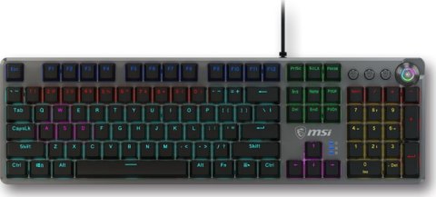Klawiatura Przewodowa MSI Forge GK310 Red switch Klawiatura Przewodowa MSI Forge GK310 Red switch