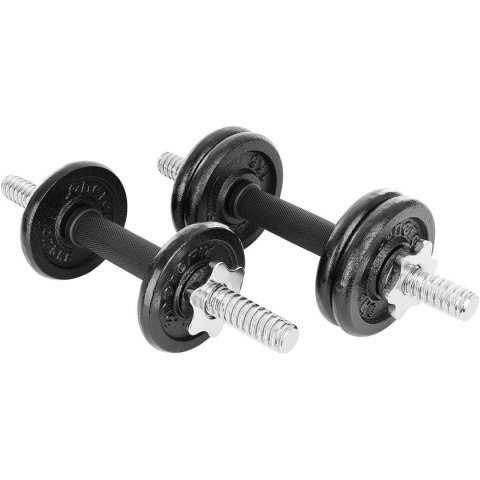 HANTLA ŻELIWNA 15 KG ( 2x7.5 KG ) WALIZKA ENERO FIT HANTLA ŻELIWNA 15 KG ( 2x7.5 KG ) WALIZKA ENERO FIT