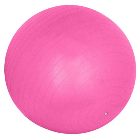 PIŁKA GIMNASTYCZNA DO ĆWICZEŃ FITNESS 65CM ANTIBURST RÓŻOWA PIŁKA GIMNASTYCZNA DO ĆWICZEŃ FITNESS 65CM ANTIBURST RÓŻOWA