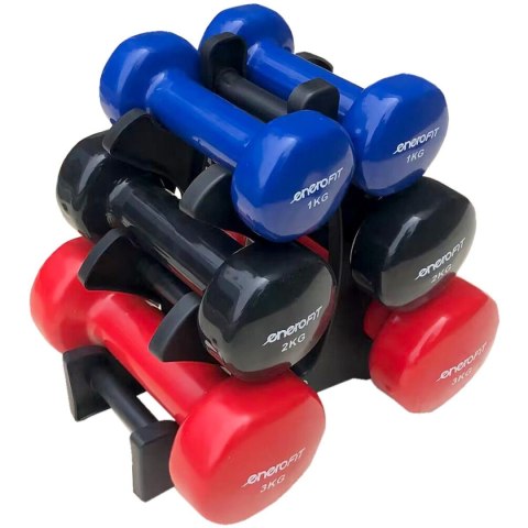 ZESTAW HANTLI VDB 12KG STOJAK CHOINKA ENERO FIT ZESTAW HANTLI VDB 12KG STOJAK CHOINKA ENERO FIT